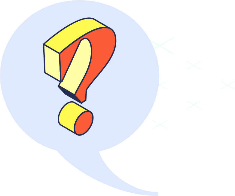 illustration of a question mark in a chat bubble