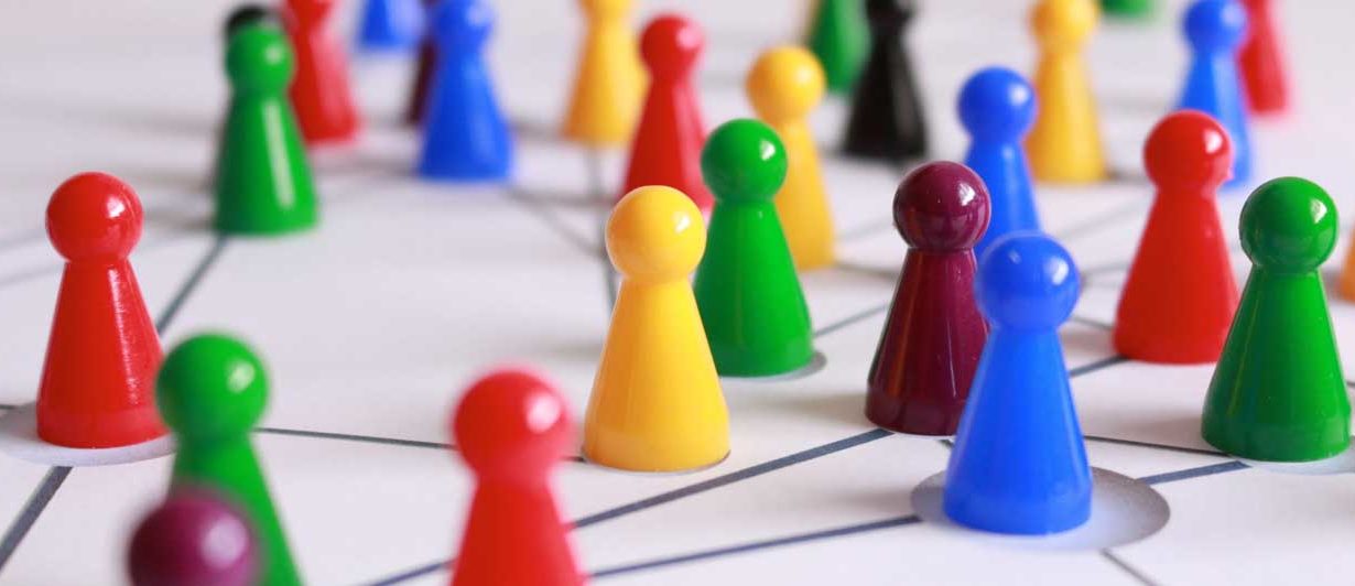 small colorful figures