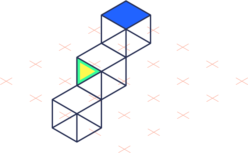 illustration of cubes representing steps